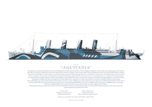 HMT Aquitania dazzle camouflage