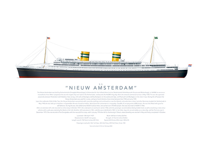 S.S. Nieuw Amsterdam 1938