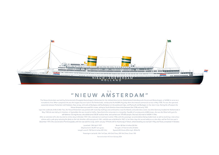 S.S. Nieuw Amsterdam 1939