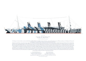 HMT Olympic dazzle camouflage