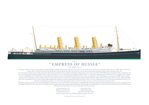 RMS Empress of Russia black