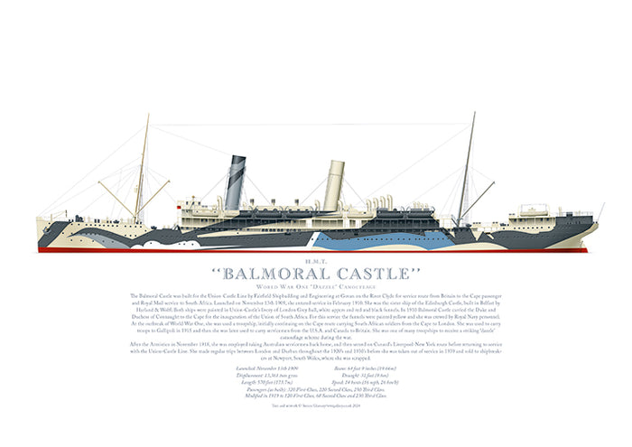 H.M.T. Balmoral Castle (port side)