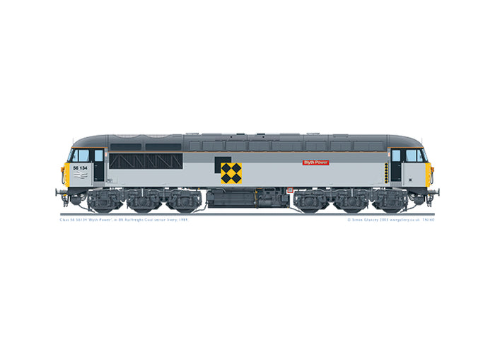 Class 56 56134 'Blyth Power'