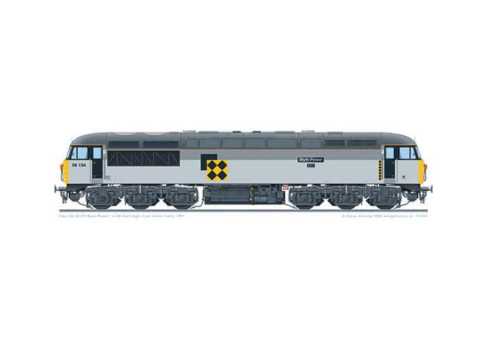 Class 56 56134 'Blyth Power' 1997 version