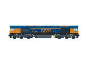 GB Railfreight Class 66 locomotive 66775 HMS Argyll