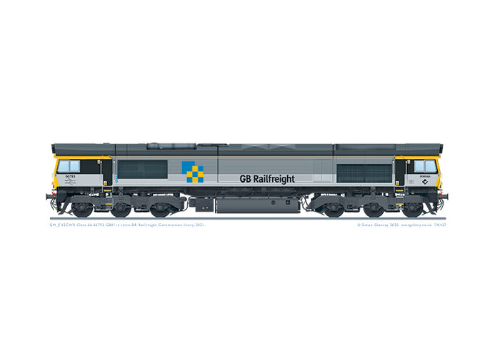 Class 66793 Railfreight Construction