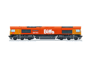 Class 66783 'The Flying Dustman' GBRf Biffa