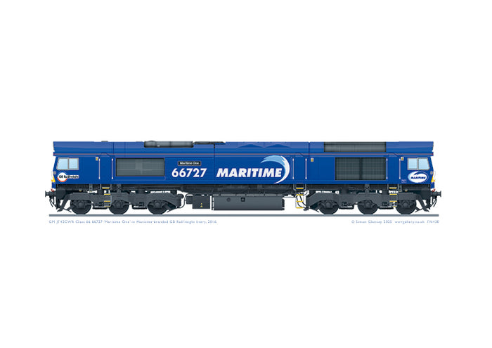 Class 66 66727 'Maritime One'