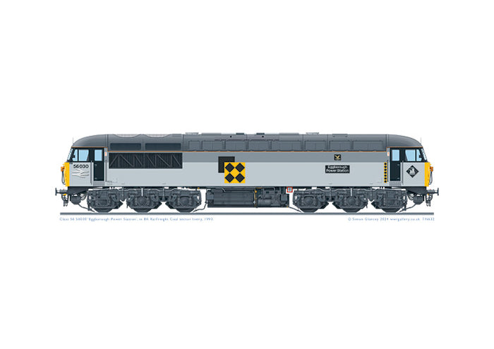 Class 56 56030 'Eggborough Power Station'