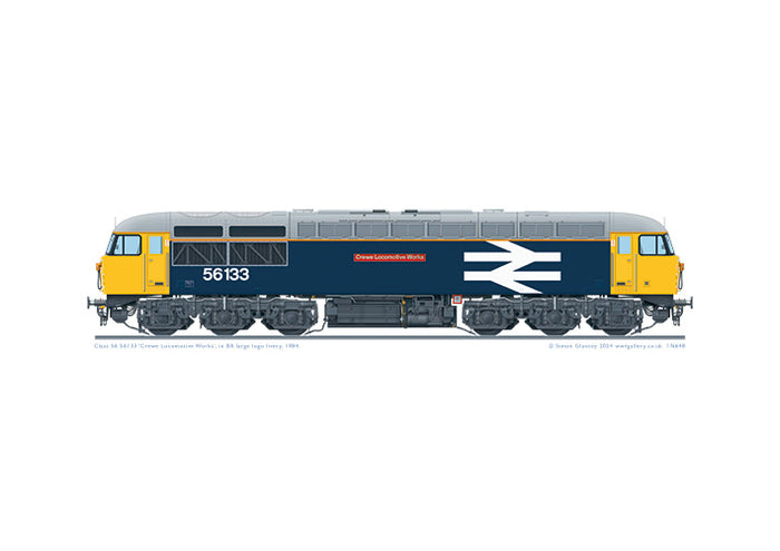 Class 56 56133 'Crewe Locomotive Works'