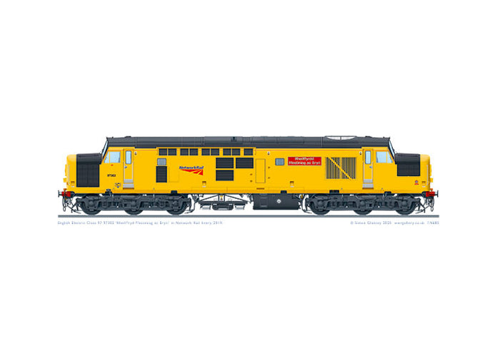 Class 97 97302 Network Rail