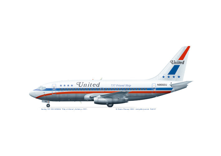 Boeing 737-222 United – WWR Gallery