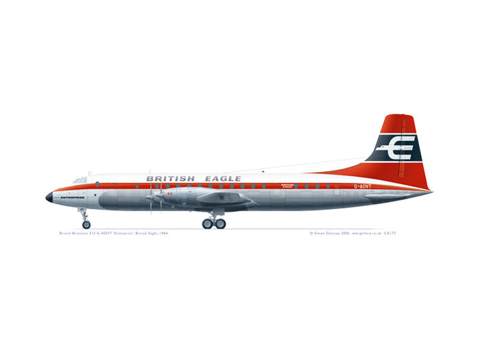 Bristol Britannia 312 British Eagle