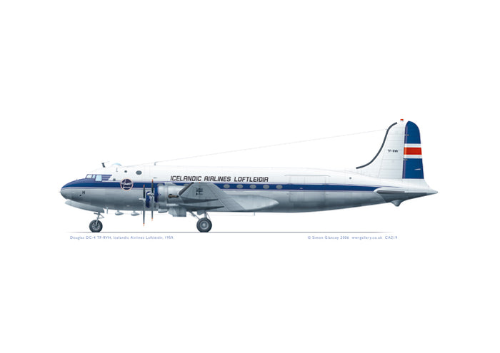 Douglas DC-4 Icelandic Airlines Loftleidir